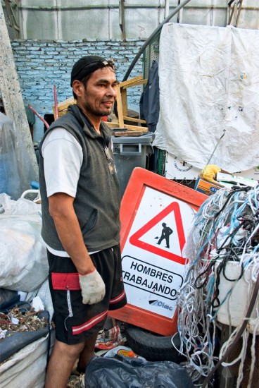 Coco, Cartoñero bei der Cooperativa El CorreCamino aus Buenos Aires | Stadtkinder, Stilnomaden